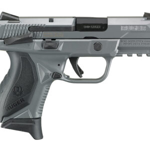 Ruger 8683 American Pistol Compact 9mm Luger 3.55" 17+1 Gray Cerakote Gray Cerakote Stainless Steel Slide Black Wraparound Ergonomic Grip