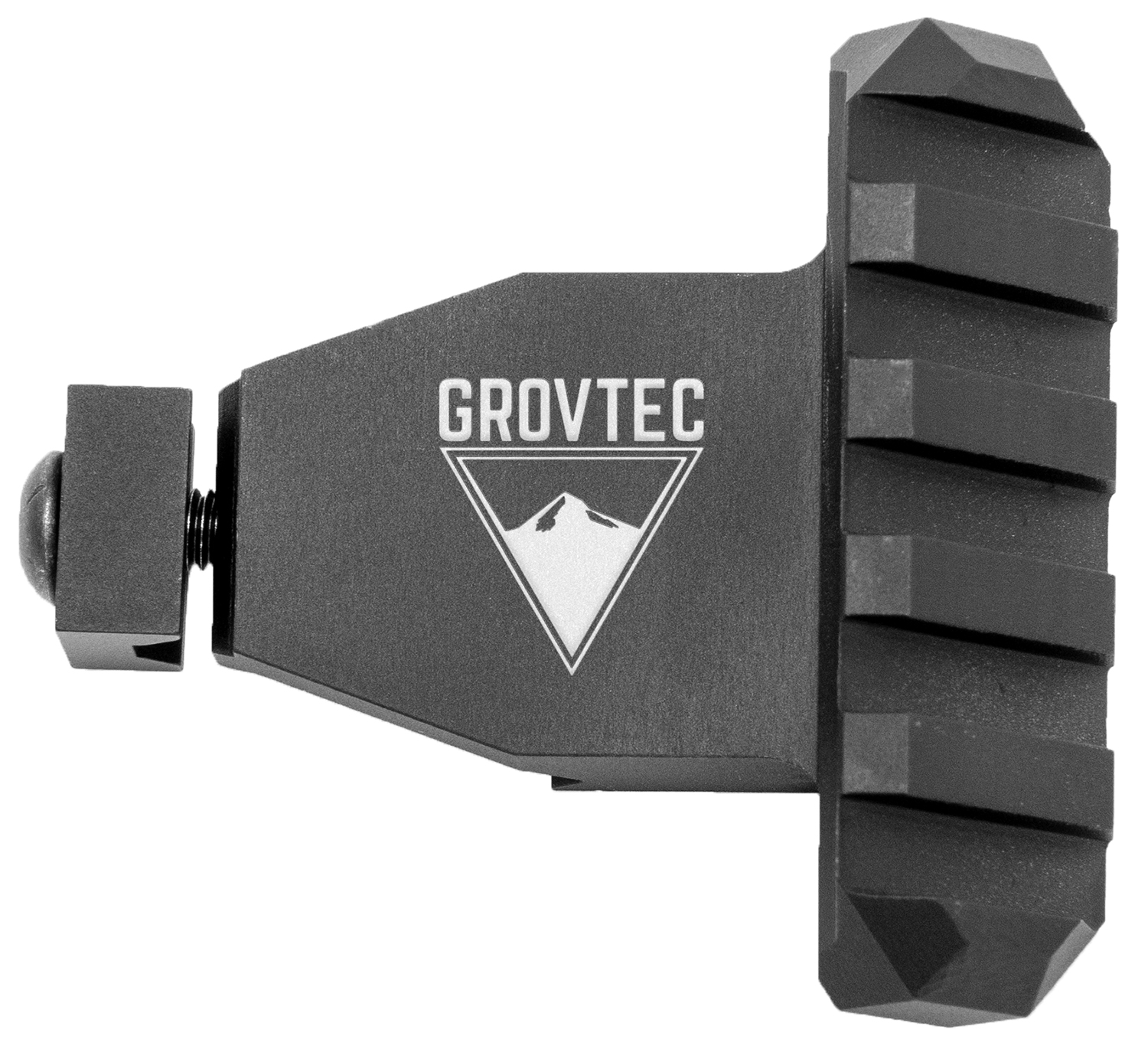 GrovTec US Inc GTSW321 Picatinny Rail  Angled Black Anodized Aluminum