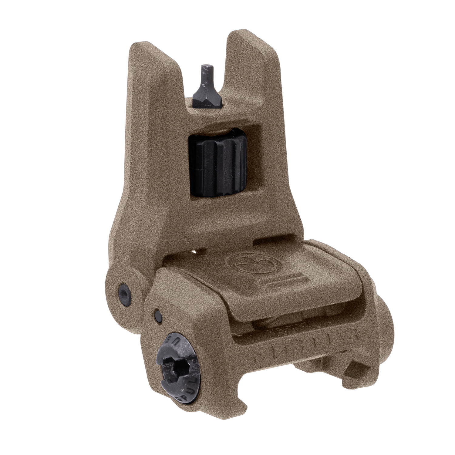 Magpul MAG1166-FDE MBUS 3 Sight Front  Flat Dark Earth Flip Up AR-10/AR-15/M4/M16/M110/SR-25