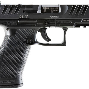 Walther Arms 2851237 PDP Optic Ready 9mm Luger 4" Barrel 18+1, Polymer Frame With Picatinny Acc. Rail, Optic Cut Super Terrain Serrated Steel Slide, Performance Duty Trigger, Manual Safety