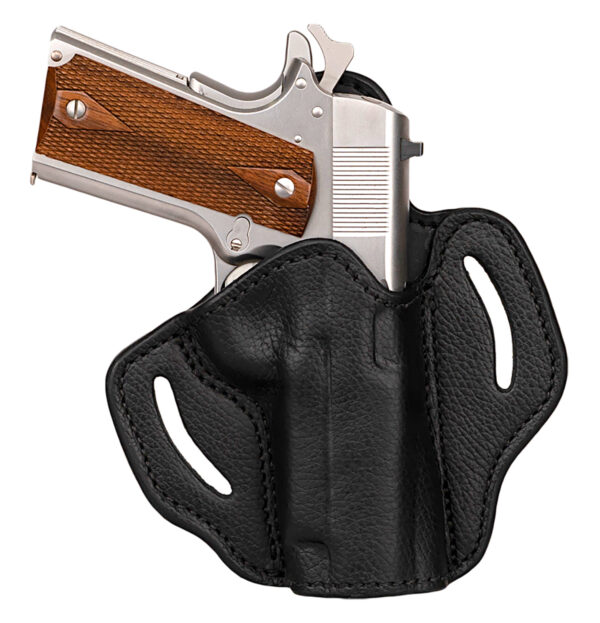 1791 Gunleather UCBH1NSBR Ultra Custom  OWB Size 01 Night Sky Black Leather Belt Clip Fits 1911 Right Hand