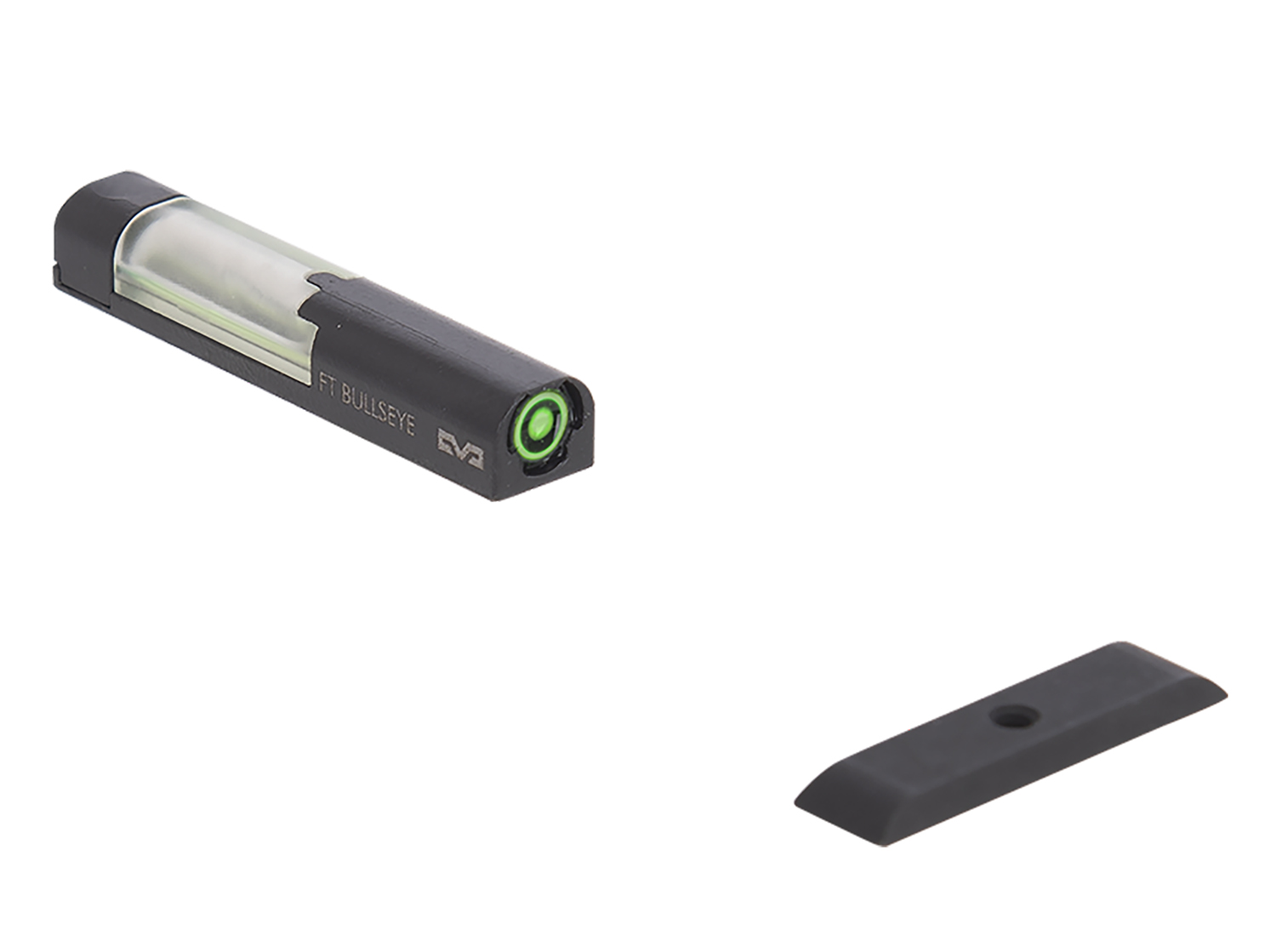 Meprolight USA 632013108 FT Bullseye Front Sight  Green Tritium/Fiber Optic Glock Gen 1-5