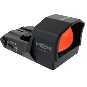 HEX Optics GE5077STNDRET HEX Dragonfly  Black Anodized 3.5 MOA Red Dot