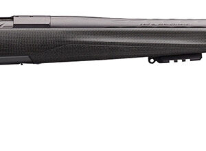 Browning 035543294 X-Bolt Pro Long Range 6.5 PRC 3+1 26" Skip Fluted Heavy  Barrel, Recoil Hawg Muzzle Brake, Spiral Fluted Bolt, Carbon Gray Elite Cerakote, Natural Carbon Fiber Stock