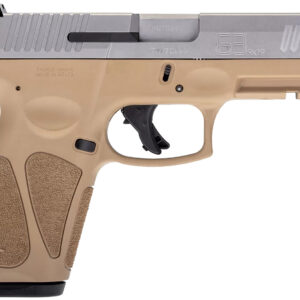 Taurus G3 pistol, two-tone design, tan grip