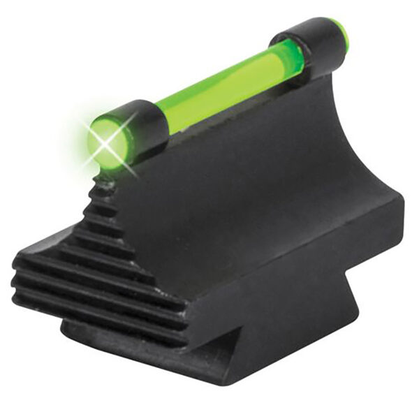 Green fiber optic firearm sight