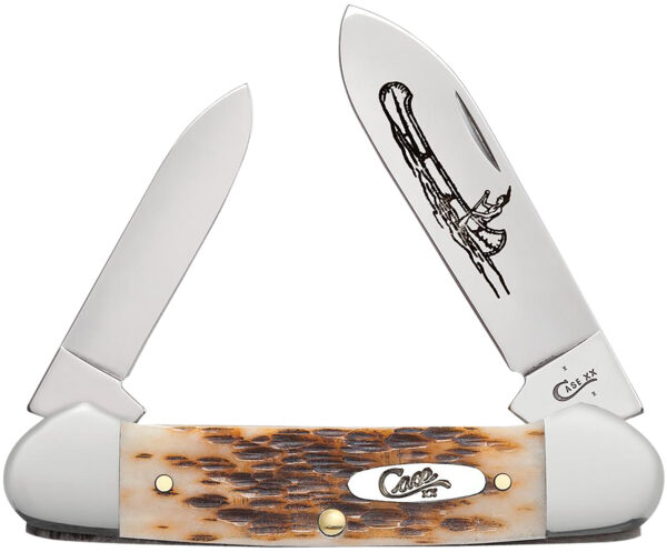 Vintage Case folding pocket knife with two blades.