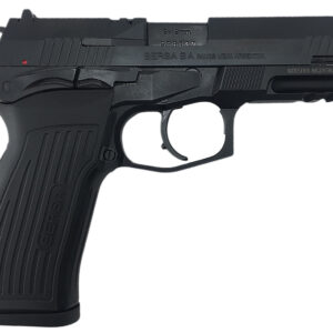 Bersa TPR9M TPR  Full Size Frame 9mm Luger 17+1, 4.25" Black Steel Barrel, Matte Black Serrated Steel Slide & Aluminum Frame w/Picatinny Rail, Ambidextrous