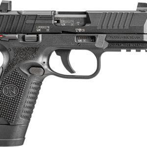 FN 66101011 502 Tactical 22 LR 10+1 4.60" Steel Threaded Barrel, Black Optic Ready/Serrated Slide & Polymer Frame w/Picatinny Rail, Black Textured Polymer Grip, Ambidextrous