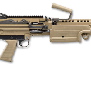 FN M249S 5.56 NATO/.223 Rem Semi-Auto Rifle, 18.5" Barrel, 200 Rounds, Optic Ready, Black