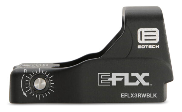 Eotech EFLX3RWBLK EFLX Mini Reflex Sight  Matte Black 1 x 3 MOA Red Dot