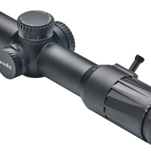 Eotech VDU110FFLE5 Vudu FFP Black Hardcoat Anodized 1-10x 28mm 34mm Tube Illuminated Red LE-5 MRAD Reticle Features Throw Lever