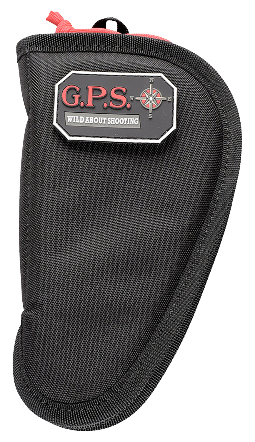 GPS Bags 1004CPCB Contoured Discreet Case w/ Black Finish w/ Lockable Zipper for 4" or Less Barrel Handgun