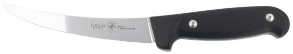 Templar Knife K6BBK362 Boning  6" Fixed Plain RWL34 Damasteel Blade/5" Black G10 Handle