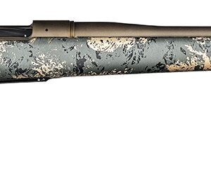 Christensen Arms 8010107500 Mesa FFT 6.5 PRC 4+1 20" Threaded Barrel, Burnt Bronze Cerakote, Green with Black/Tan Webbing Stock