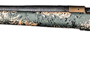 Christensen Arms 8010621300 Ridgeline FFT 300 Win Mag 3+1 22" Carbon Fiber/Threaded Barrel, Burnt Bronze Cerakote, Green with Black/Tan Accents Stock, Left Hand