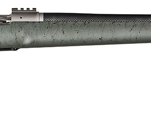 Christensen Arms CA10269315322 Summit TI  Full Size 7mm Rem Mag 3+1, 26" Natural Titanium Steel Threaded Barrel, Natural Titanium Aluminum Receiver, Green w/Black Webbing Fixed Thumbhole Stock