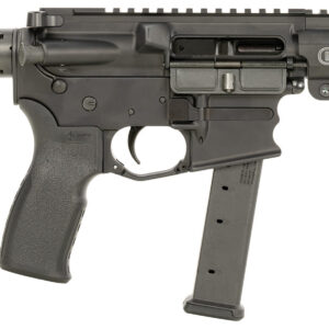 Bersa BAR9GL4BSC AR9  9mm Luger 33+1 4" Barrel, KAW Valley XL Compensator, Hard Coat Anodized Metal Finish, Magpul MOE+ Grip, Manual Safety