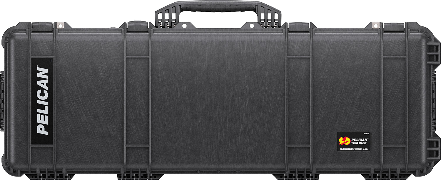 Pelican 0172000000110 Protector Long Case 41.80" Black Polypropylene Foam Padding
