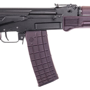Arsenal SAM567PM SAM5  5.56x45mm NATO 30+1 16.30" Matte Black Steel Threaded Barrel, Matte Black Scope Rail Steel Receiver, Polymer Handguard, Fixed Plum Synthetic Stock & Polymer Grip