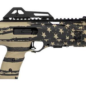 Hi-Point 995TSFLGFDE 995TS Carbine 9mm Luger 16.50" 10+1, FDE American Flag, Skeletonized Stock, Adjustable Sights