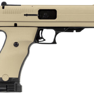 Hi-Point 34510FDE JHP  45 ACP 9+1 4.50" Black Steel Barrel, Flat Dark Earth Serrated Steel Slide & Polymer Frame, FDE Polymer Grip
