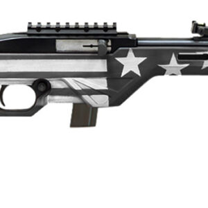 Citadel CIT22LRBUSG Trakr  22 LR 10+1 18" Blued Steel Threaded Barrel & Receiver, Gray Flag Synthetic Stock