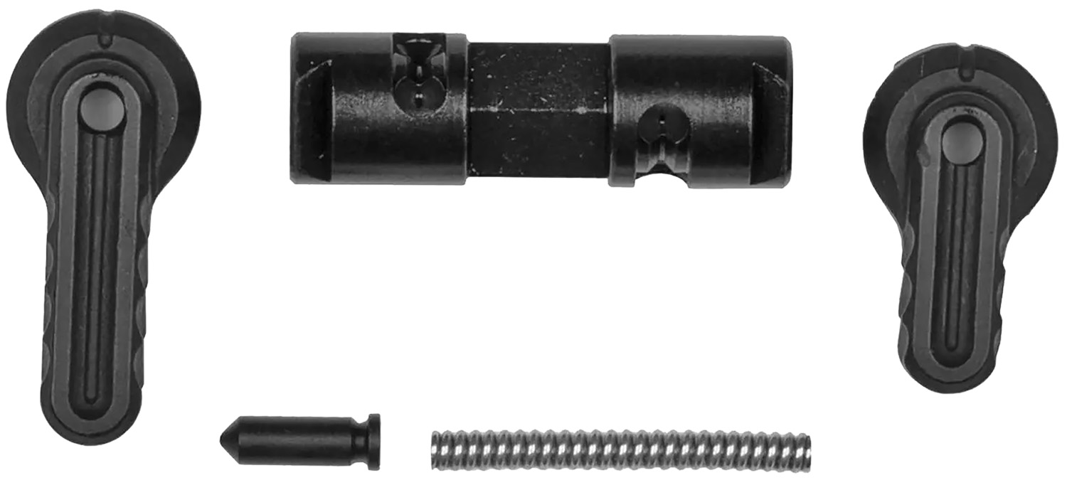 Battle Arms Development BADASSPRO Bad-Ass-Pro Reversible Safety Selector Black Phosphate Steel, Ambidextrous, 90/60 degree for S&W M&P15-22