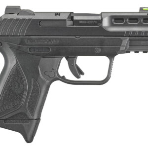 Ruger 3855 Security-380 380 ACP 10+1 3.42" Black Oxide Barrel, Black Serrated Steel Slide, Black Polymer Frame w/Accessory Rail, Black Polymer Grips