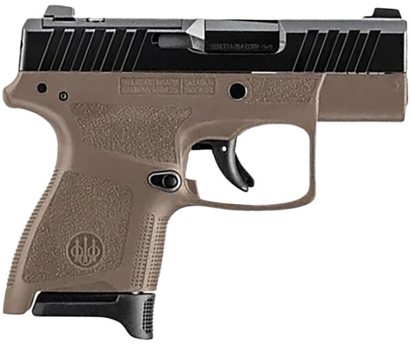 Beretta USA JAXN9258A1 APX A1 Carry Micro-Compact Frame 9mm Luger 8+1, 3" Blued Steel Barrel, Black Serrated Steel Slide, Flat Dark Earth Polymer Frame & Grip