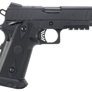 Girsan 395050 Witness2311  45 ACP 11+1 4.25" Black Steel Barrel, Black Serrated Steel Slide, Black Polymer Frame w/Beavertail & Picatinny Rail, Black Checkered Polymer Grip, Ambidextrous