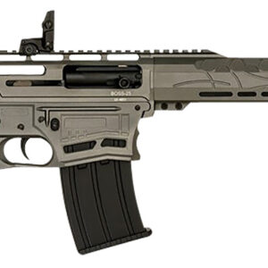 Howa CBOSS2512TG Boss-25  12 Gauge Semi-Auto 3" 5+1 18.75" Black Steel Threaded Barrel, Tungsten Gray Picatinny Rail Receiver, Black Adj Comb Synthetic Stock, Black Finger Groove Grip