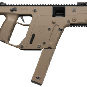 Kriss USA KV45PFD20 Vector SDP G2 45 ACP 30+1 Black Nitride Threaded Barrel, Flat Dark Earth Picatinny Rail Top & Bottom, QD Sling Swivel