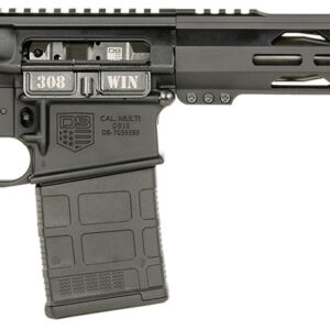 Diamondback DB1222C001 DB10 308 Win 20+1 13.50", Black, Carbon Lower, 9" M-LOK Handguard, Black Padded Buffer Tube/Magpul Grip