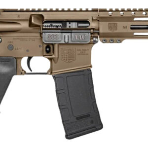 Diamondback DB1915B061 DB15 300 Blackout 28+1 10", FDE, Carbon Lower, 9" M-LOK Handguard, Black Padded Buffer Tube/Magpul Grip