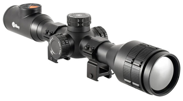 iRay USA TH50CV2 Bolt TH50C V2 Thermal Weapon Sight Thermal Rifle Scope Black 3.5x 50mm, Multi- 2 Dynamic/5 Static Reticle, Digital 4x Zoom 640x512, 50 Hz Resolution Features Stadiametric Rangefinder