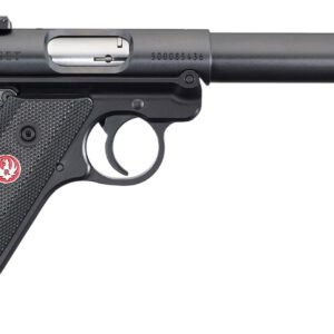 Ruger 40183 Mark IV Target *CA Compliant 22 LR 10+1 5.50" Blued Bull Barrel, Blued Steel Slide, Black Checkered Polymer Grip