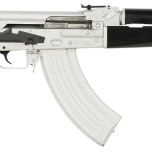 Zastava Arms Usa ZR7762CSB ZPAPM70  7.62x39mm 30+1 16.30" Black Chrome Lined Steel Barrel, Silver Receiver, Black Polymer Handguard, Fixed Dark Walnut Synthetic Stock