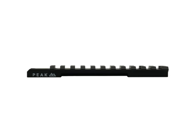 Weatherby J010003 Peak 44 Picatinny Rail  Matte Black 20 MOA