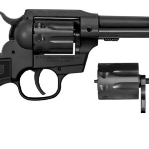 Revolver with spare cylinder on display