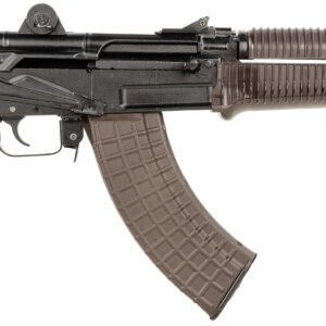 Arsenal SAM7K55P SAM7K  7.62x39mm 30+1 8.50" Black Steel Threaded Barrel, Polymer Handguards, Black Aluminum Forged & Milled Receiver, Mounted 1913 Picatinny Rail, Plum Polymer Grips