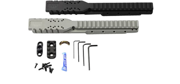 Samson 030026811 Hannibal Rail for Ruger Mini-14 (2007/Earlier)  Natural Gray 0 MOA