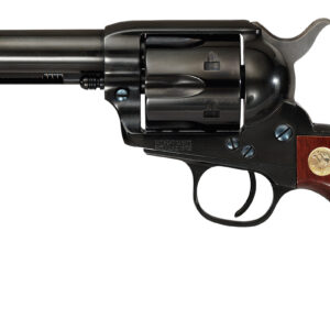 Cimarron MP400B1402 Pistoleer 357 Mag 6 Shot, 4.75" Blued Rifled Steel Barrel, Cylinder, Backstrap & Frame, Walnut Grip