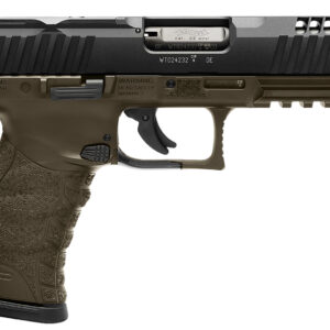 Walther Arms 5220307 WMP Military Full Size Frame 22 WMR 15+1 4.50" Black Steel Barrel, OD Green Optic Ready/Serrated Slide, OD Green Polymer Frame w/Picatinny Rail, Textured Polymer Grip