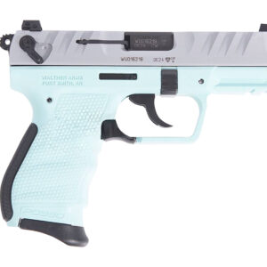 Walther Arms 5050525 PD380  380 ACP 9rd 3.70" Nickel Steel Slide Angel Blue Ambidextrous