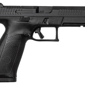 CZ-USA 91550 P-10 F  9mm Luger 19+1 5.10" Black Steel Barrel, Black Nitride Optic Ready/Serrated Steel Slide, Black Polymer Frame w/Picatinny Rail, Ambidextrous