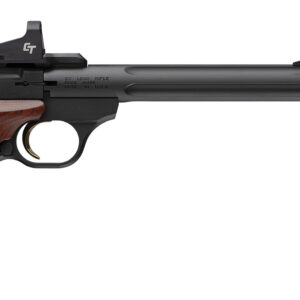 Browning 051593490 Buckmark Hunter w/Optic 22 LR 10+1 7.65" Matte Blued Steel Threaded Barrel, Matte Black Slide, Rosewood Laminate w/Gold Buckmark Grip, Crimson Trace Red Dot