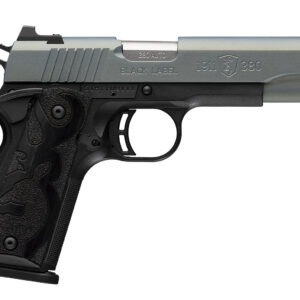 Browning 051992492 1911-380 Black Label Full Size Frame 380 ACP 8+1 4.25" Matte Stainless Steel Barrel, Northern Lights Cerakote Serrated Steel Slide, Matte Black Polymer Frame w/Beavertail