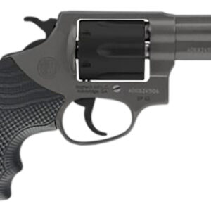 Rossi 2RP631CLOK RP63  Small Frame 357 Mag/38 Special +P 6rd 3" Tungsten Cerakote Stainless Steel Barrel, Matte Black Cylinder, Tungsten Cerakote Stainless Steel Frame, Black LOK Grip