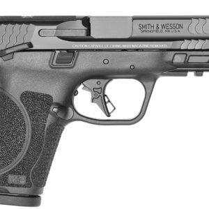 Smith & Wesson 14099 M&P M2.0 *MA Compliant Compact 9mm Luger 10+1 4" Black Armornite Stainless Steel Barrel, Black Cerakote Optic Cut/Serrated Stainless Steel Slide & Polymer Frame w/Picatinny Rail